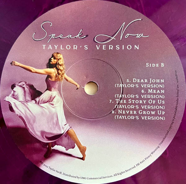 Taylor Swift – Speak Now-Taylor&#039;s Version 3LPcolor